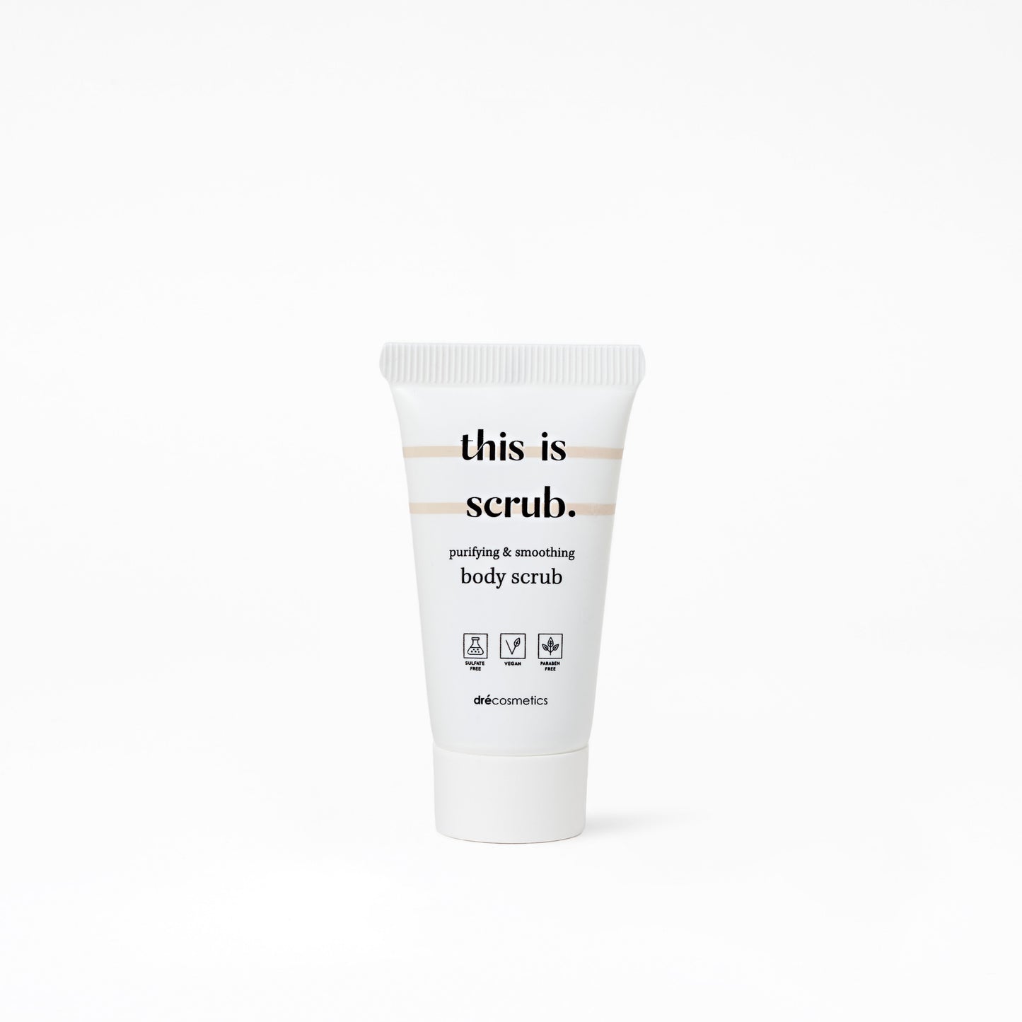 This is scrub body scrub travel 15ml