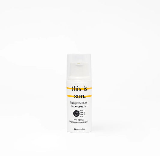 This is sun face cream SPF50 travel 5ml