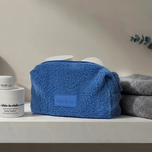 This is us - Luxe toilettas blauw