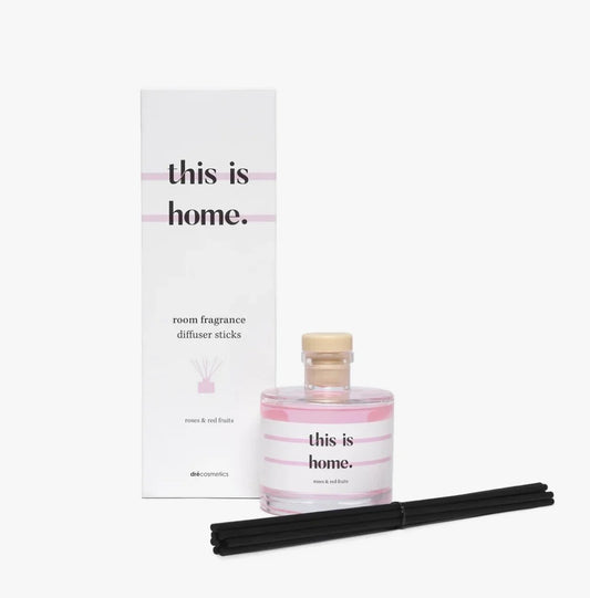 This is home geurstokjes roses & red fruits 200ml