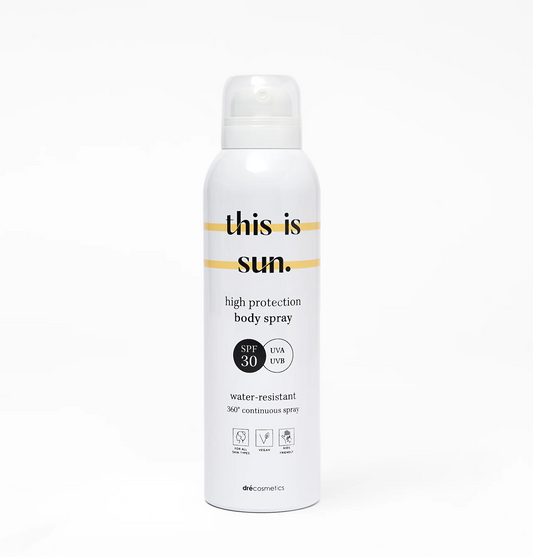 This is sun body spray SPF30 150ml